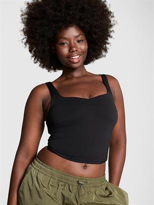 Soft Seamless Kalp Yaka Üst