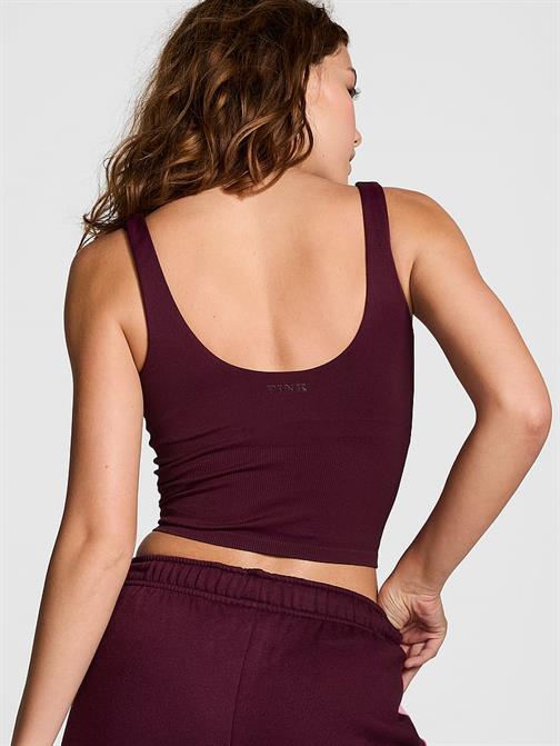 Soft Seamless Kalp Yaka Üst