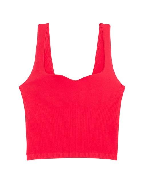 Soft Seamless Kalp Yaka Üst