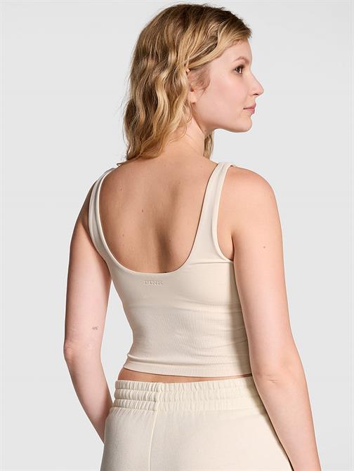 Soft Seamless Kalp Yaka Üst