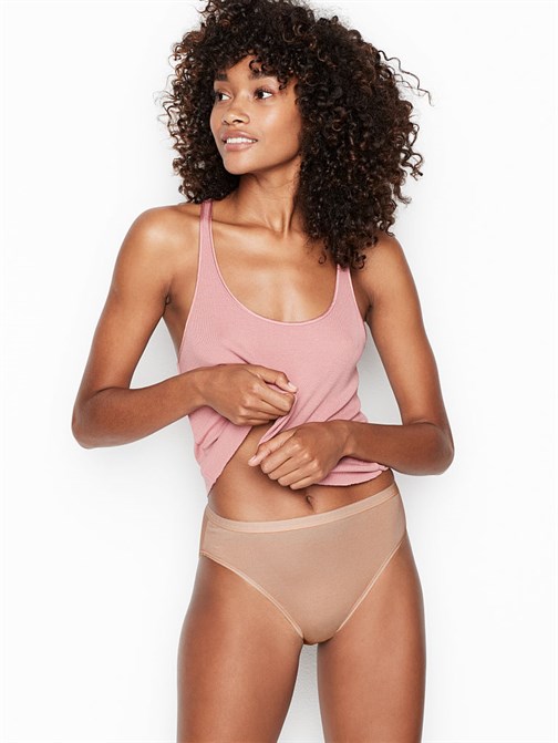 Stretch Cotton High-leg Brief Panty