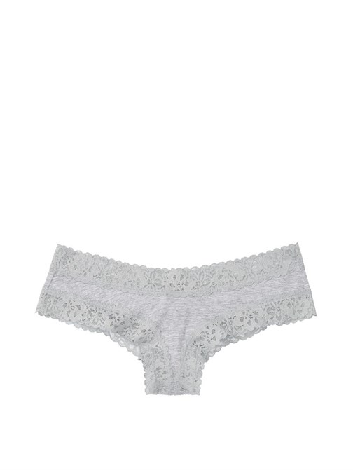 Stretch Cotton Lace-waist Cheeky Panty