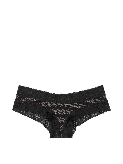 Stretch Cotton Lace-waist Cheeky Panty