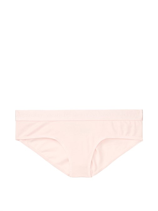 Stretch Cotton Logo Hiphugger Panty