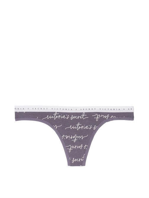 Stretch Cotton Thong Panty