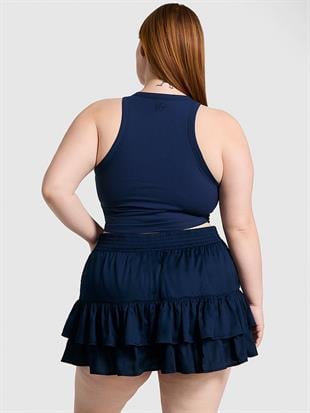 Summer Fling Saten Fırfırlı Etek