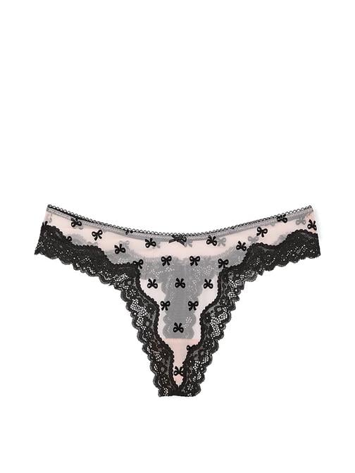 Tease Dantelli Derin Bacak Kesim Tanga