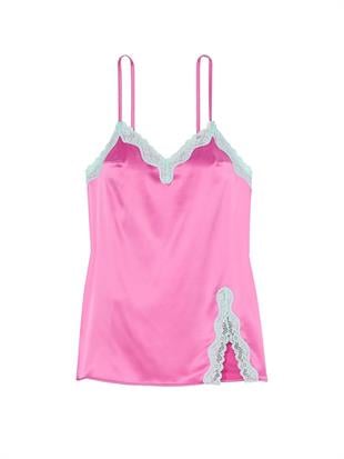 Tease Saten Dantelli Mini Gecelik