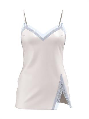 Tease Saten Dantelli Mini Gecelik