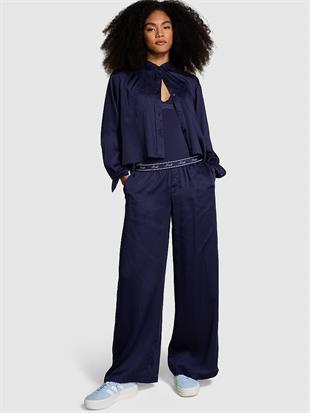 TENCEL™ Uzun Kollu Uyku Gömleği