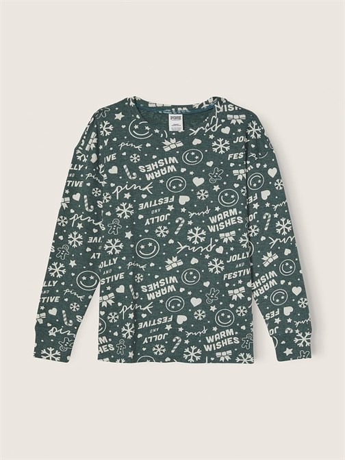 Termal Uzun Kollu Pijama Tişört
