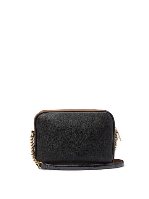 The Victoria Croc Colorblock Üstten Fermuarlı Çapraz Askılı Çanta