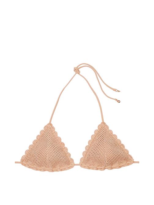 Tığ İşi Üçgen Bikini Üstü
