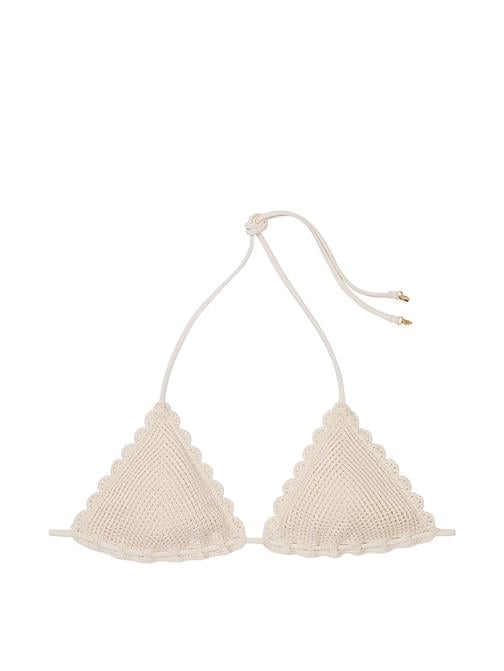 Tığ İşi Üçgen Bikini Üstü