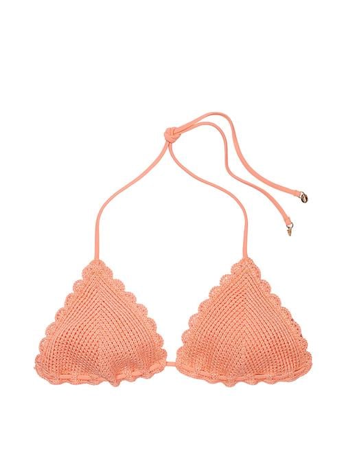 Tığ İşi Üçgen Bikini Üstü
