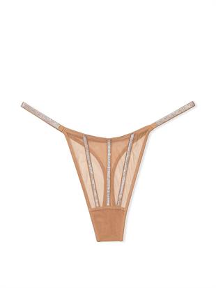 Transparan Işıltılı Tanga