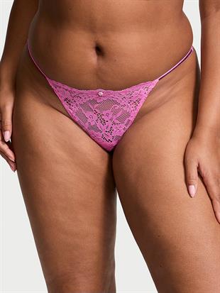 Twinkle Askılı Dantelli V-String Külot
