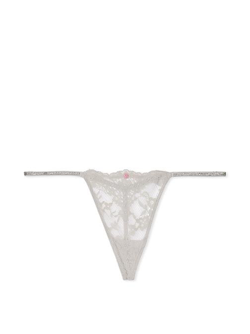 Twinkle Askılı Dantelli V-String Külot