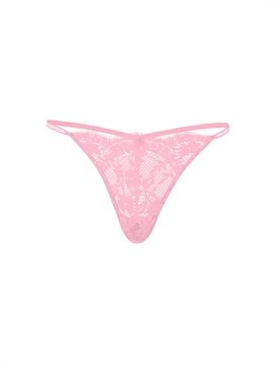 Twinkle Askılı Dantelli V-String Külot