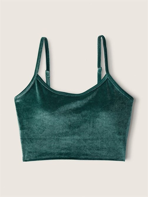 Ultimate Kadife İnce Astarlı Spor Crop