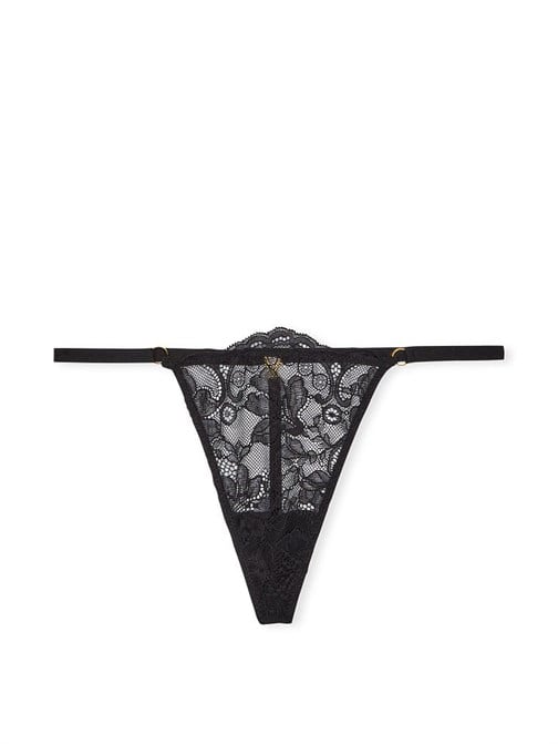 V Parçalı Dantel V-String Külot