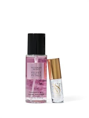 Velvet Petals Vücut Spreyi & Clear Dudak Parlatıcısı – İkili Hediye Seti