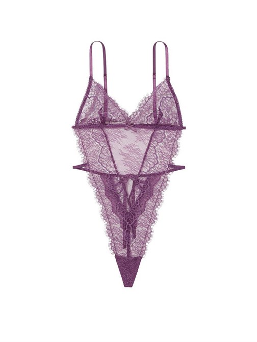 Very Sexy Astarsız İpli Dantel Teddy