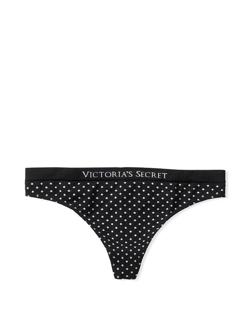 Victoria's Secret Esnek Pamuk Logo Tanga Külot