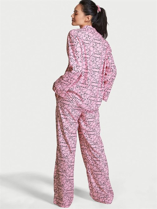 Victoria's Secret Flanel Uzun Pijama Seti
