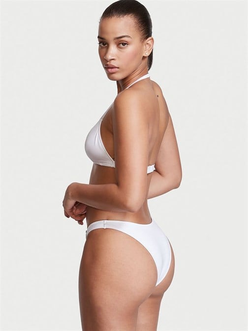 VS Parlak Parçalı Boyundan Askılı Bikini Üstü