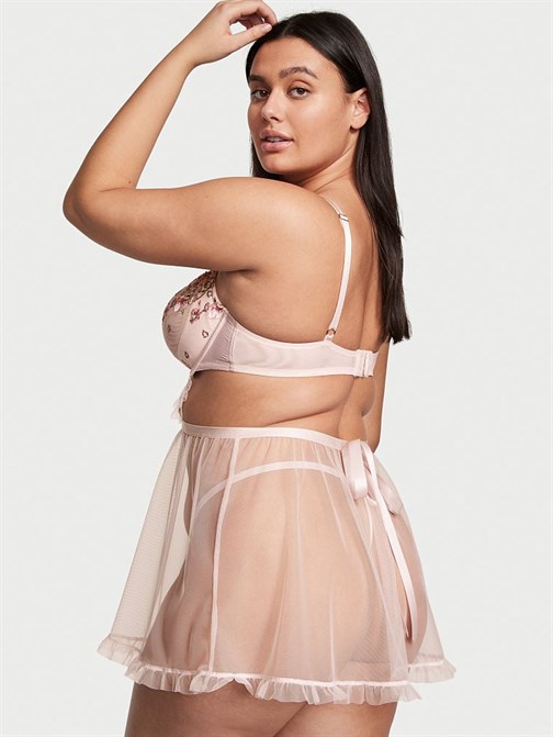 Wicked Çiçek Nakışlı Babydoll