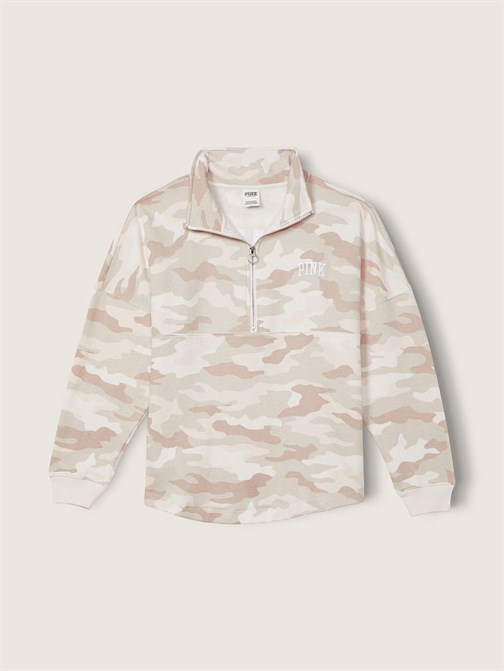 YARIM FERMUARLI SWEATSHIRT