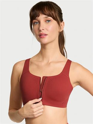 Yeni stil! Featherweight Önden Fermuarlı Maksimum Sporcu Sütyeni