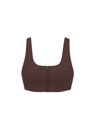 Yeni stil! Featherweight Önden Fermuarlı Maksimum Sporcu Sütyeni