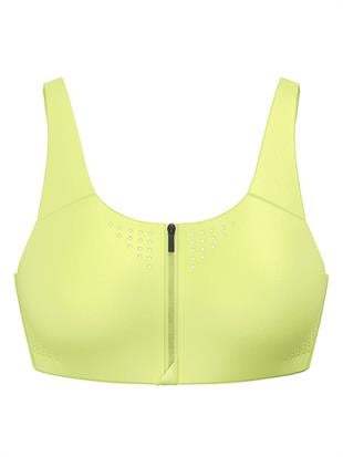 Yeni stil! Featherweight Önden Fermuarlı Maksimum Sporcu Sütyeni