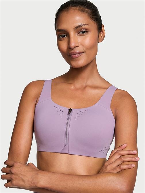 Yeni stil! Featherweight Önden Fermuarlı Maksimum Sporcu Sütyeni