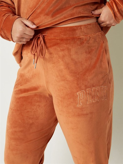 Yüksek Bel Kadife Jogger
