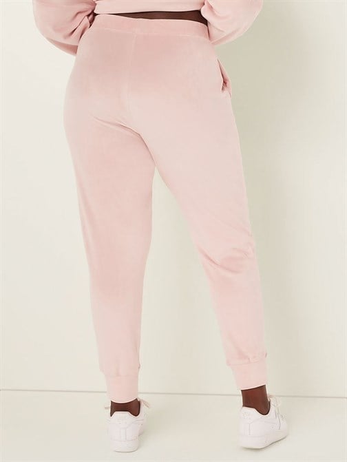 Yüksek Bel Kadife Jogger