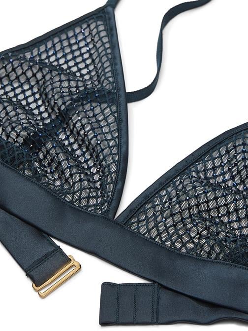 Ziggy Glam Işıltılı File Üçgen Bralet