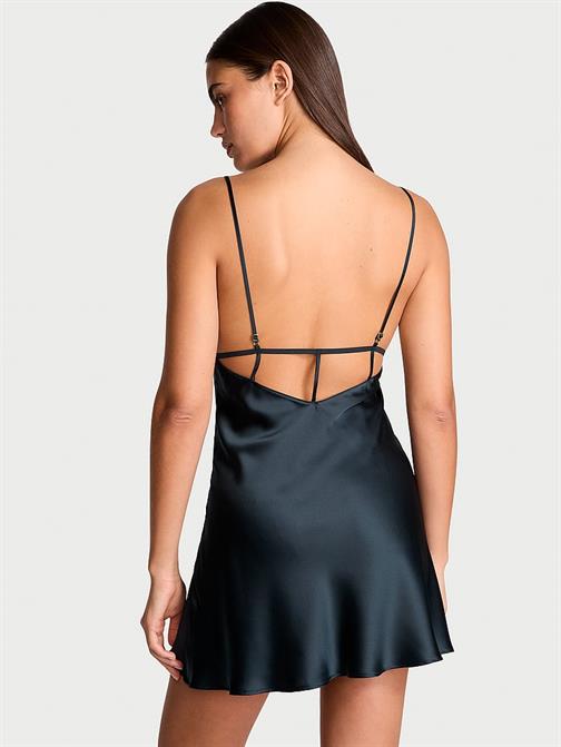 Ziggy Glam Noir İşlemeli Mini Gecelik