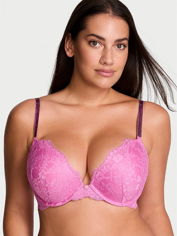 Twinkle Askılı Dantelli Push-Up Sütyen