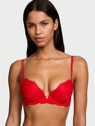 Twinkle Askılı Dantelli Push-Up Sütyen
