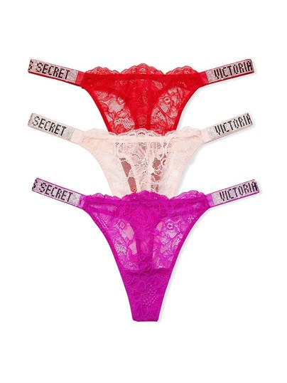 Very Sexy Işıltılı Tanga Seti