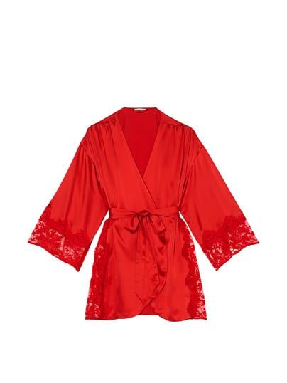 Victoria's Secret Dream Dantelli Saten Sabahlık