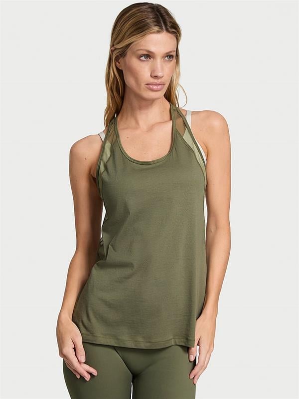 VSX Pima Pamuklu Jersey Racerback Atlet