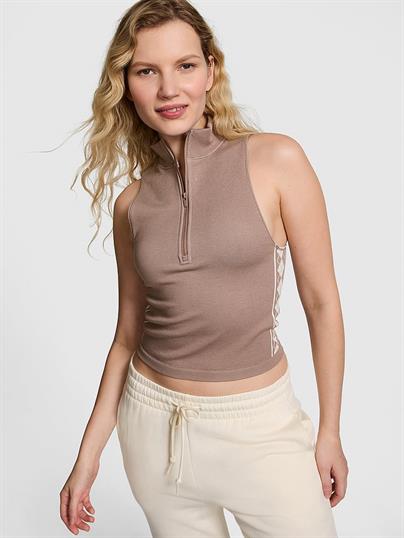 Winter Seamless Yarım Fermuarlı Atlet