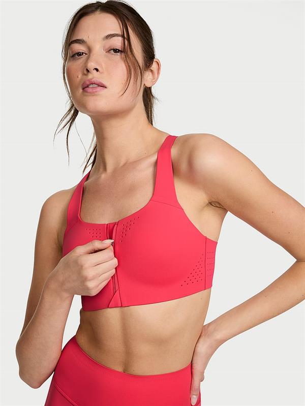 Yeni Stil! Featherweight Max Önden Fermuarlı Sporcu Sütyeni