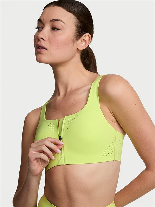 Yeni stil! Featherweight Önden Fermuarlı Maksimum Sporcu Sütyeni