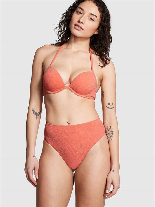Yüksek Bel Cheeky Bikini Altı