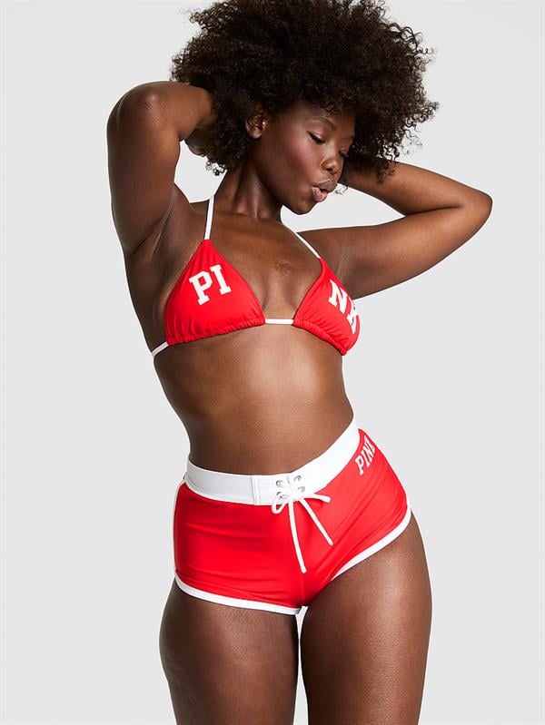 Yüksek Belli Bikini Şort